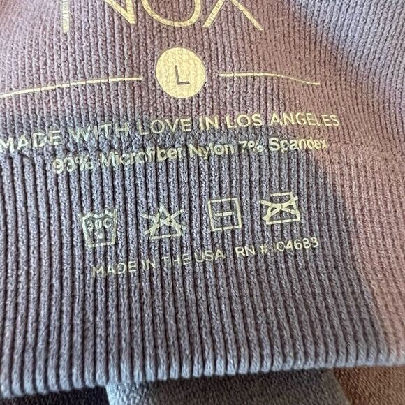 NUX Spellbound Cami Pale Purple Active Ruched Tank NWT Size L - Picture 8 of 12